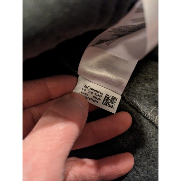 Men's Columbia Steens Mountain Gray Fleece Vest AM1535 Medium - Picture 4 of 6